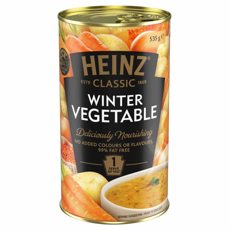 [Expiry Date: 31/07/2028] Heinz Classic Winter Vegetable Soup 535g