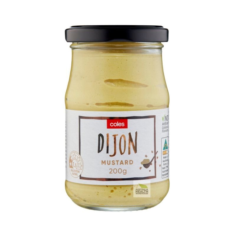 [Expiry: 23/01/2027] Coles Dijon Mustard 200g