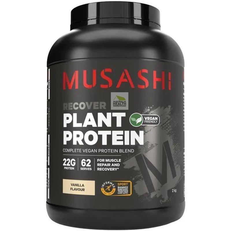 [Expiry: 05/2027] Musashi Plant Protein Vanilla 2kg