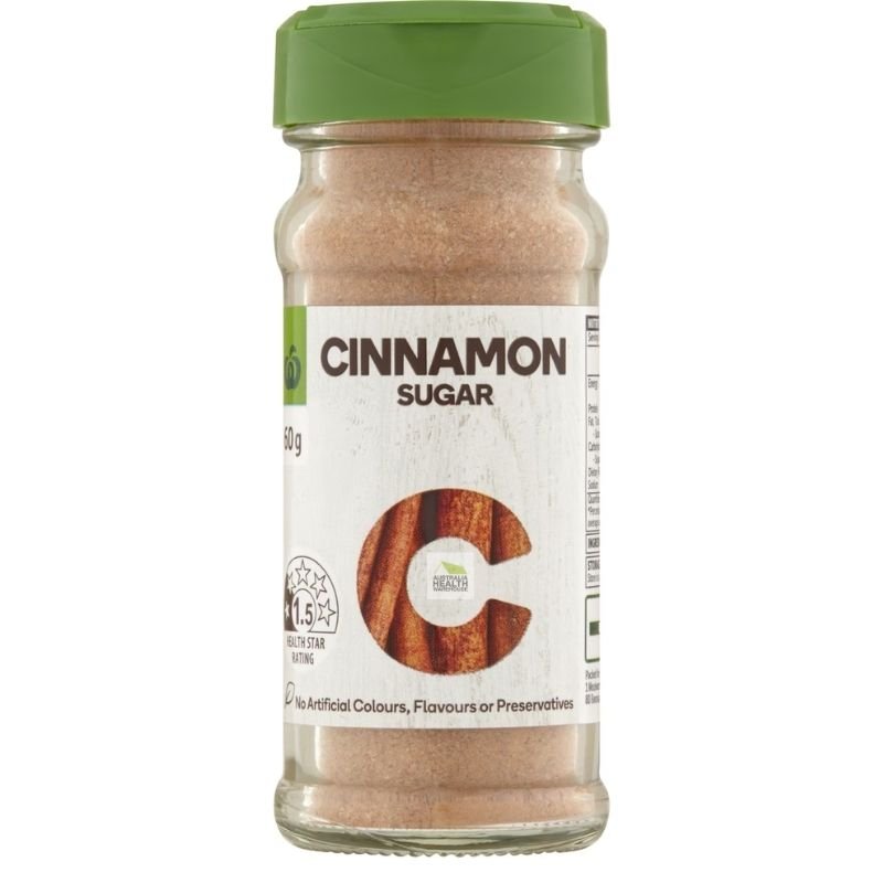 [Expiry: 07/2028] Woolworths Cinnamon Sugar 60g