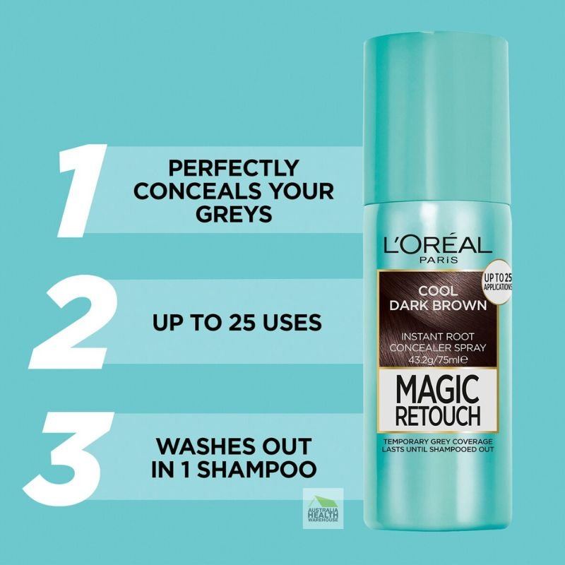 L'Oreal Magic Retouch Cool Dark Brown 75mL