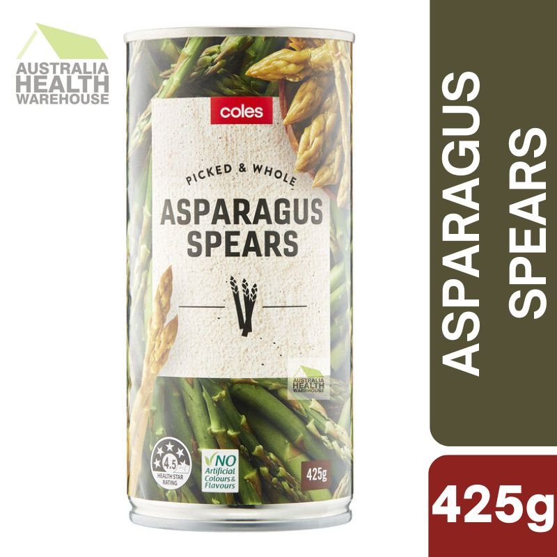 [Expiry Date: 06/12/2028] Coles Asparagus Spears 425g
