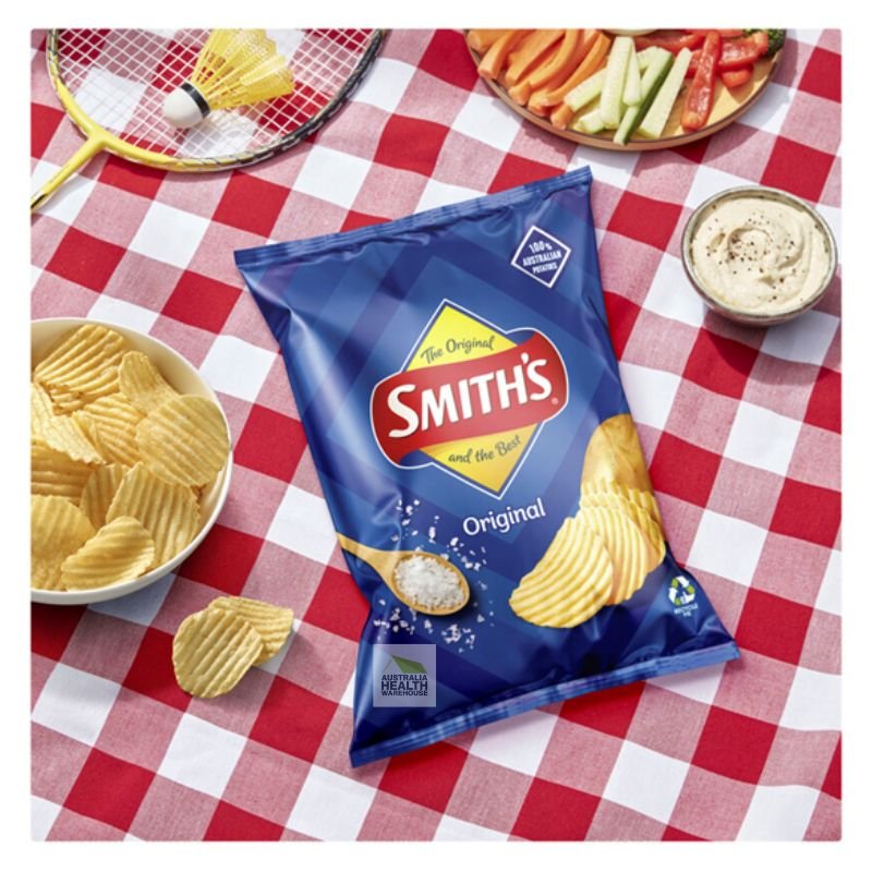 [CLEARANCE Expiry: 22/02/2026] Smith's Crinkle Cut Original Potato Chips 170g