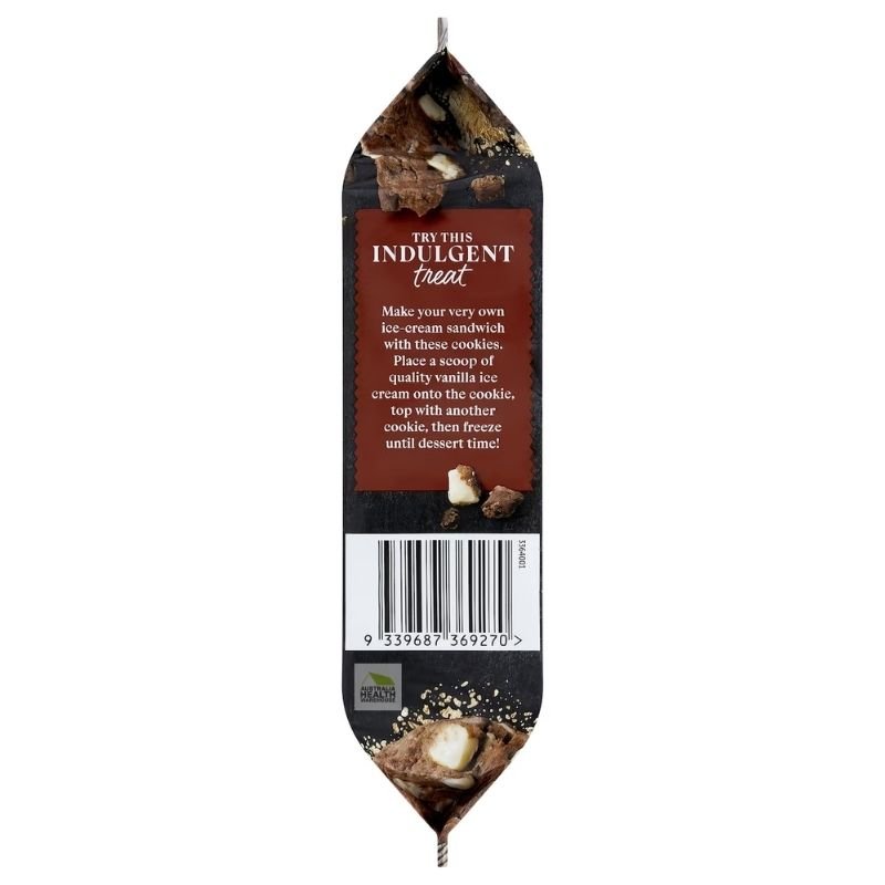 Woolworths 8 Soft Baked Triple Chocolate Cookies 200g