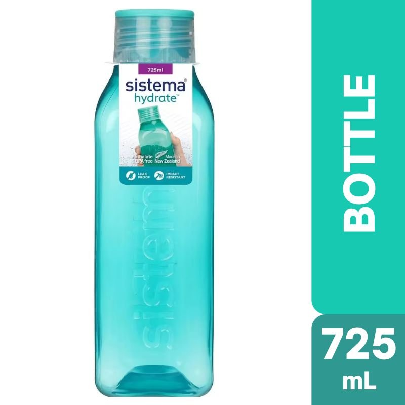 Sistema Hydrate Square Bottle 725mL (Green)