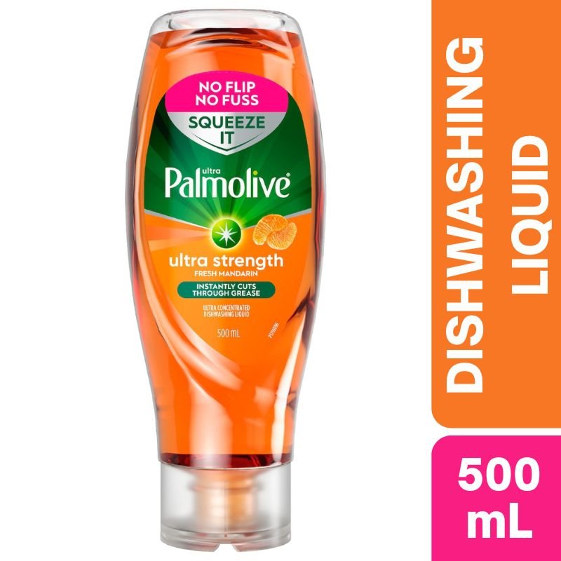 Palmolive Ultra Strength Mandarin Squeeze It Dishwashing Liquid 500mL