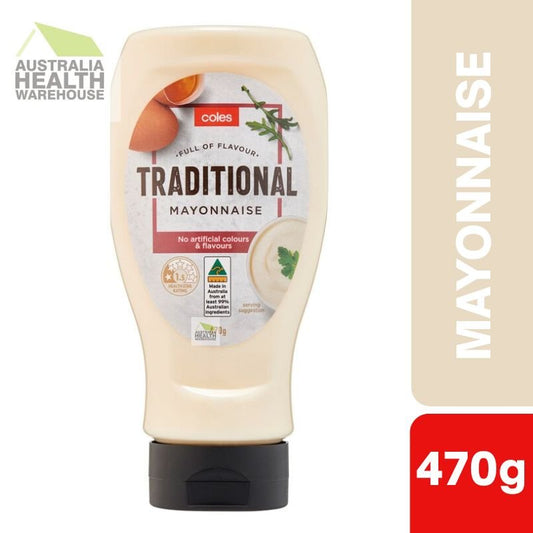 Coles Traditional Mayonnaise 470g