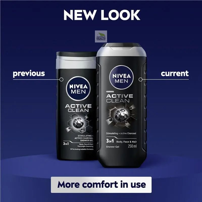 Nivea Men Active Clean Shower Gel 500mL
