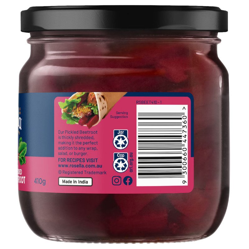 [Expiry Date: 21/04/2027] Rosella Thickly Shredded Pickled Beetroot