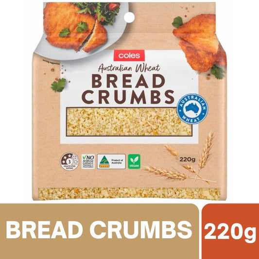[Expiry: 18/12/2028] Coles Australian Original Bread Crumb 220g