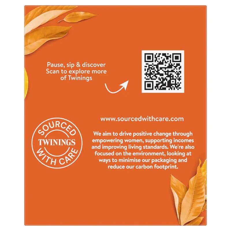 [Expiry Date: 29/09/2028] Twinings Orange & Cinnamon Tea Bags 10 pack