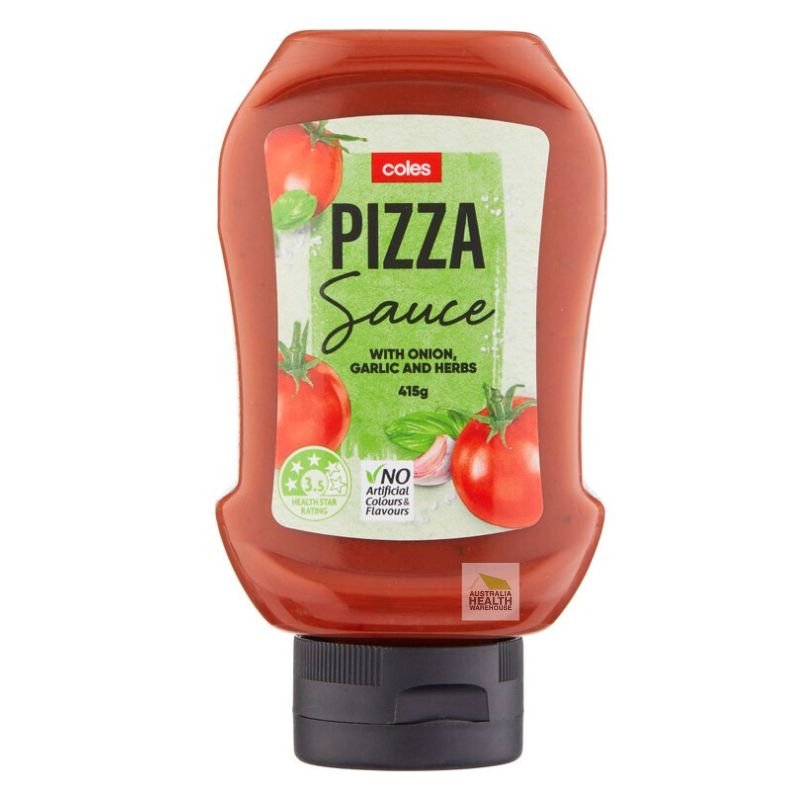 [CLEARANCE Expiry: 12/03/2025] Coles Squeezy Pizza Sauce 415g