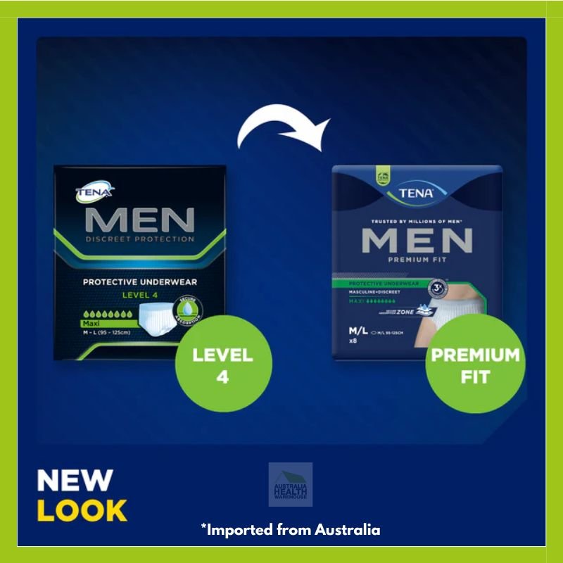 Tena Men Premium Fit Protective Underwear [M/L]