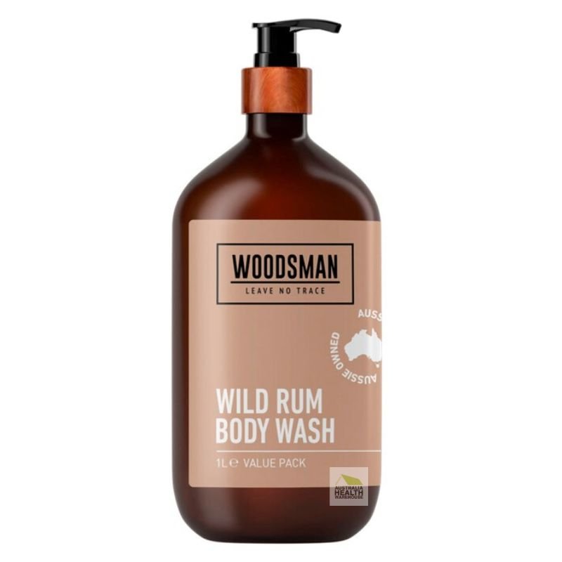 Woodsman Wild Rum Body Wash 1 Litre