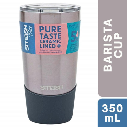 Smash Blue Stainless Steel Barista Cup 350mL (bronze)
