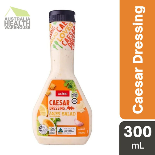 [Expiry: 27/08/2026] Coles Caesar Dressing 300mL