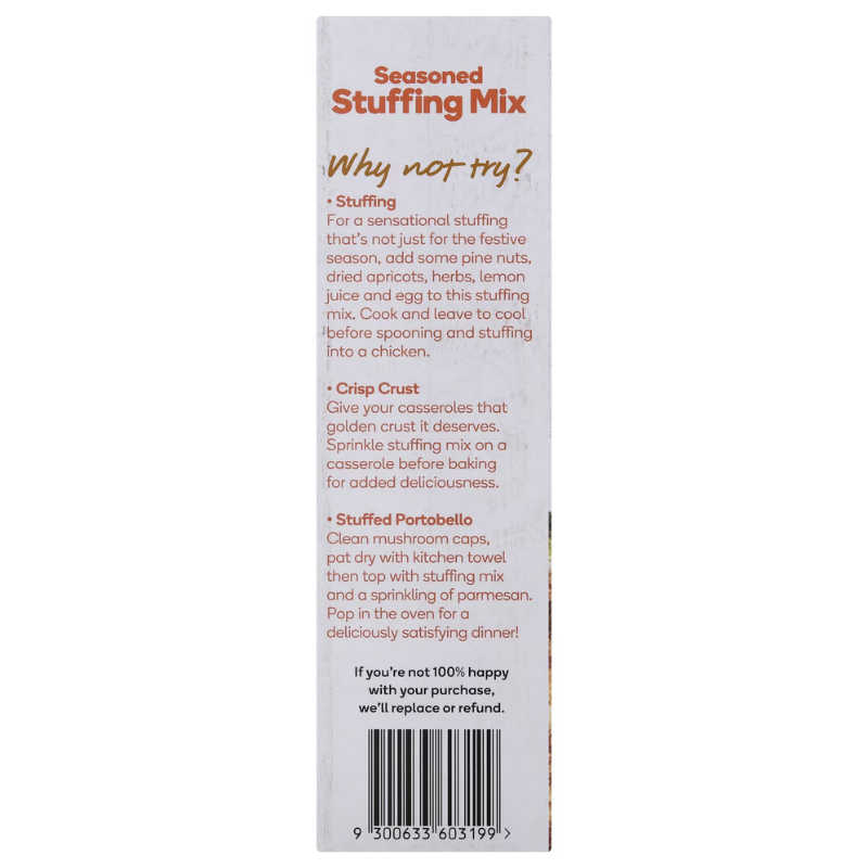 [CLEARANCE Expiry Date: 15/08/2026] Woolworths Seasoned Stuffing Mix 200g