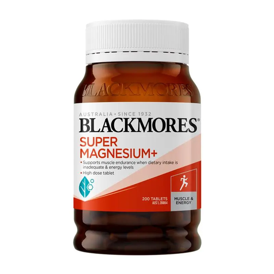 [Expiry Date: 12/12/2027] Blackmores Super Magnesium Plus 200 Tablets