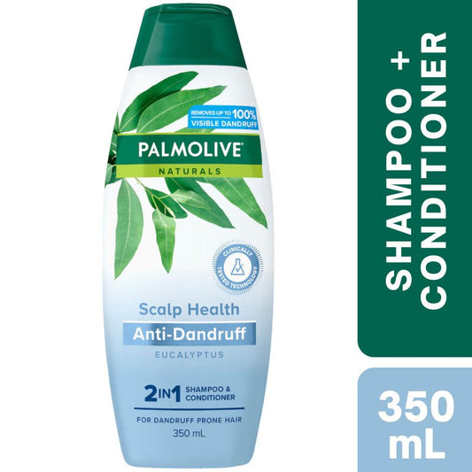 Palmolive Naturals Anti-Dandruff Scalp 2 In 1 Shampoo & Conditioner 350mL