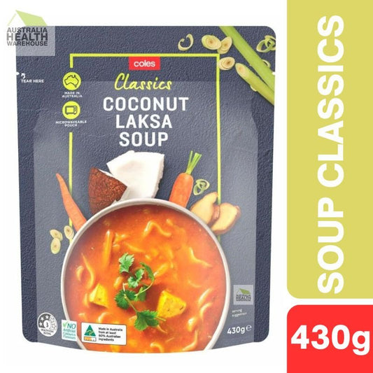 Coles Classics Coconut Laksa Soup Pouch 430g