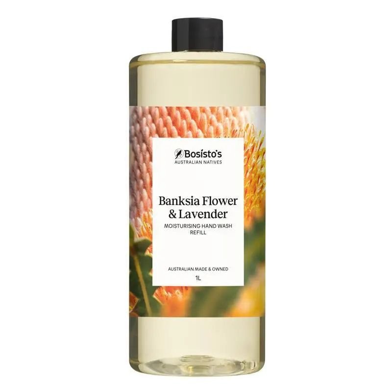 Bosisto's Banksia Flower and Lavender Moisturising Hand Wash Refill - 1 Litre