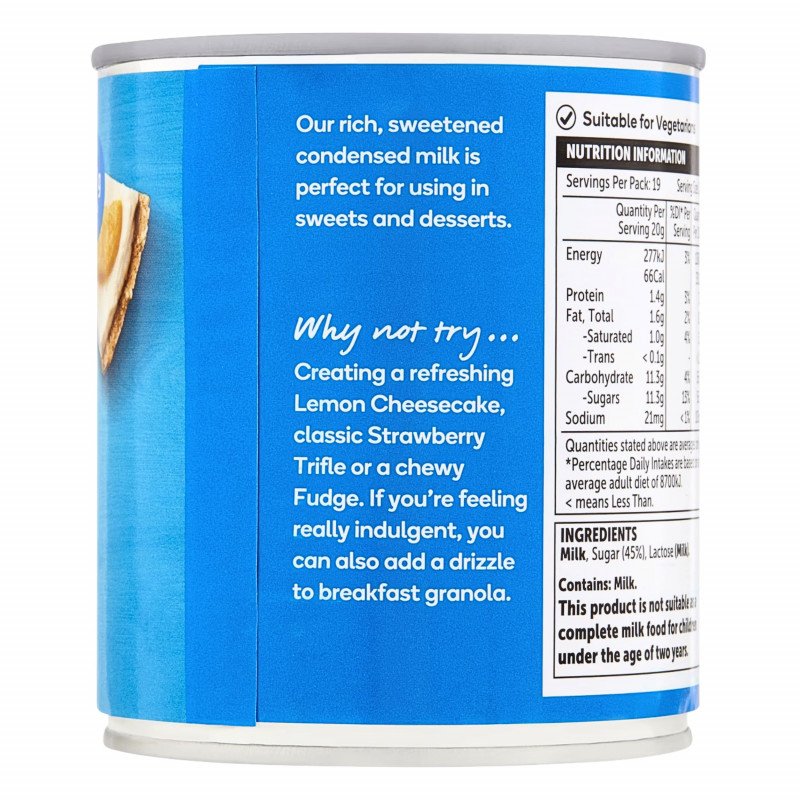 [Expiry: 28/03/2027] Woolworths Sweetened Condensed Milk 397g