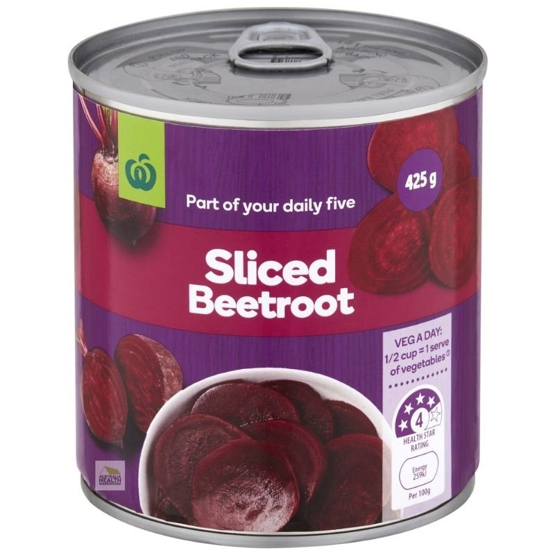[Expiry: 01/06/2028] Woolworths Sliced Beetroot 425g|Oz Mart