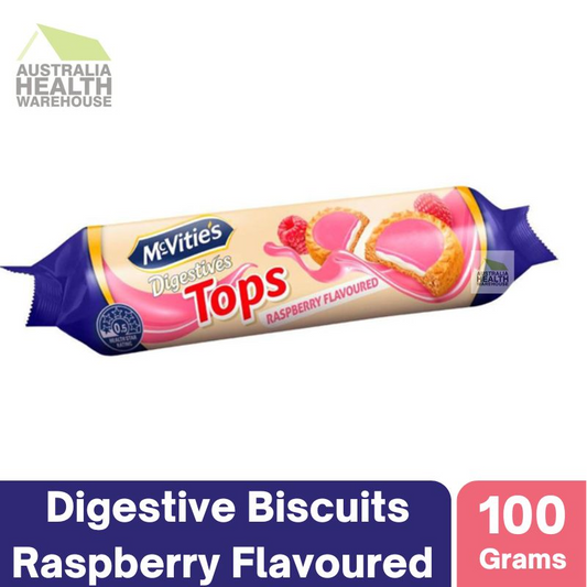 [CLEARANCE Expiry: 05/06/2026] McVitie's Digestives RasTops Raspberry 100g