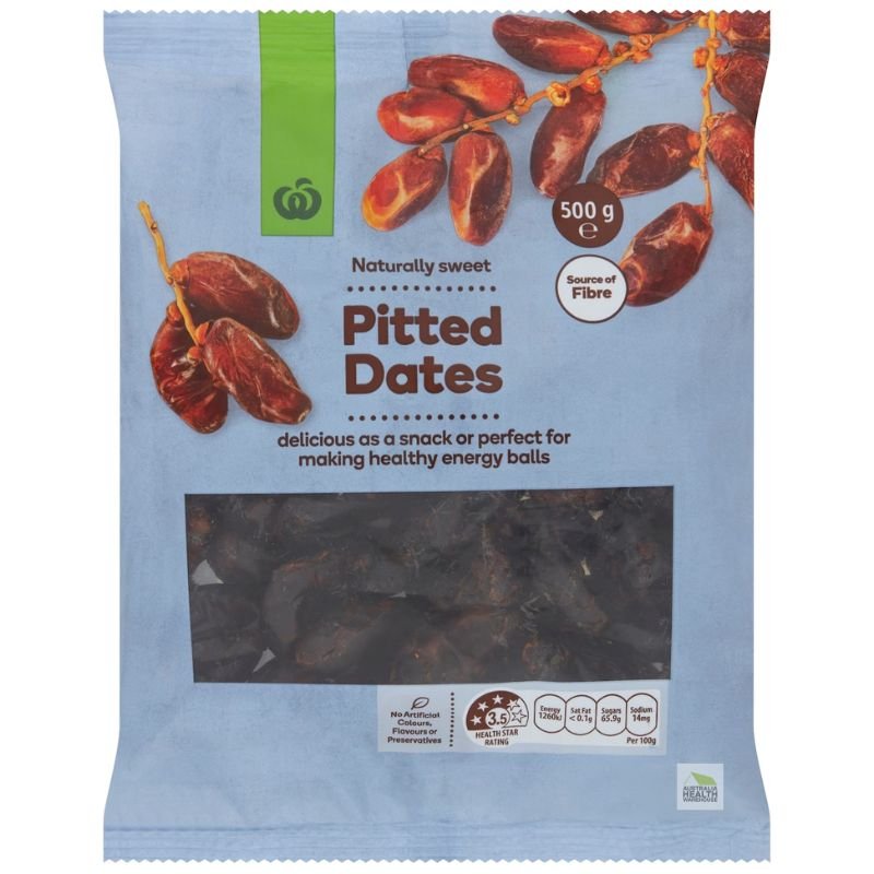 [Expiry Date: 07/11/2026] Woolworths Pitted Dates 500g