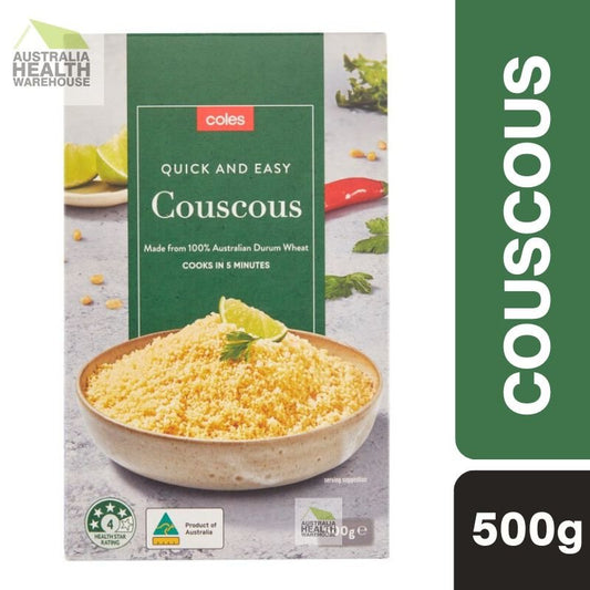 [Expiry: 26/07/2027] Coles Quick and Easy Couscous 500g
