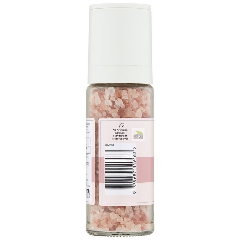 [Expiry: 22/03/2027] Woolworths Himalayan Pink Salt Refillable Grinder 250g