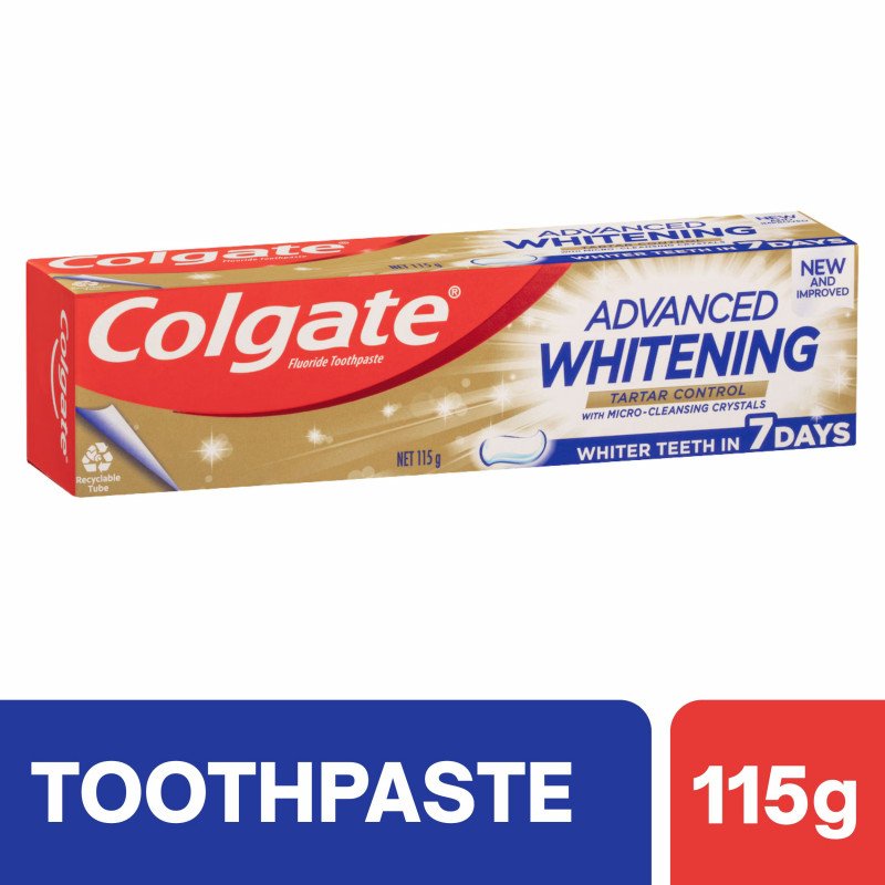 Colgate Advanced Whitening Tartar Control Toothpaste 120g