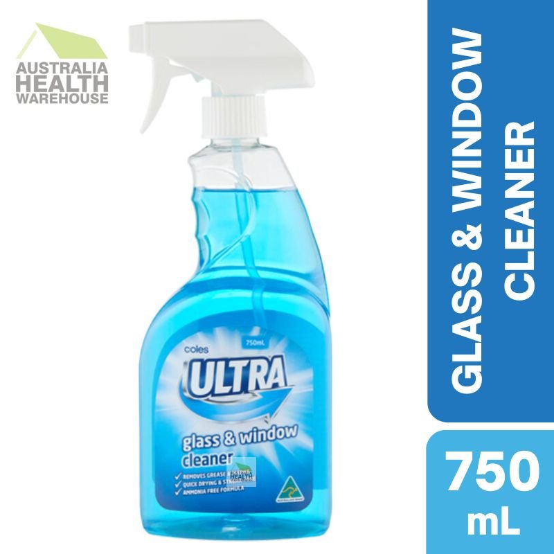Coles Ultra Glass & Window Cleaner 750mL