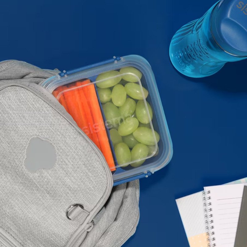 Sistema To Go Rectangle Stax Food Container 1.15 Litre (Blue)