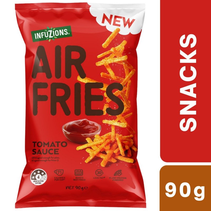 [Expiry Date: 01/03/2027] Infuzions Air Fries Tomato Sauce 90g