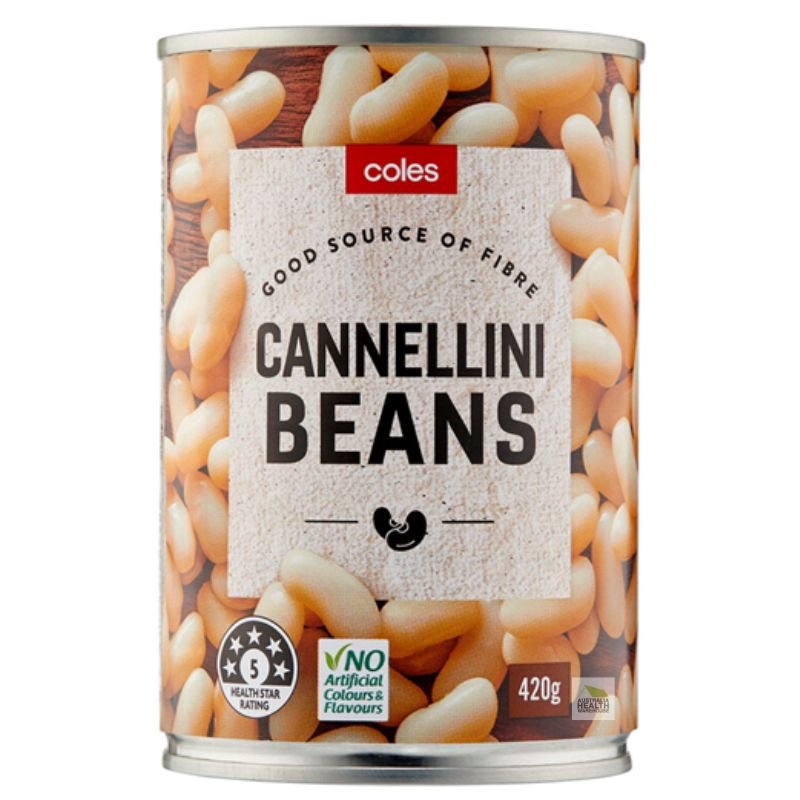 [Expiry Date: 10/03/2028] Coles Beans Cannellini 420g