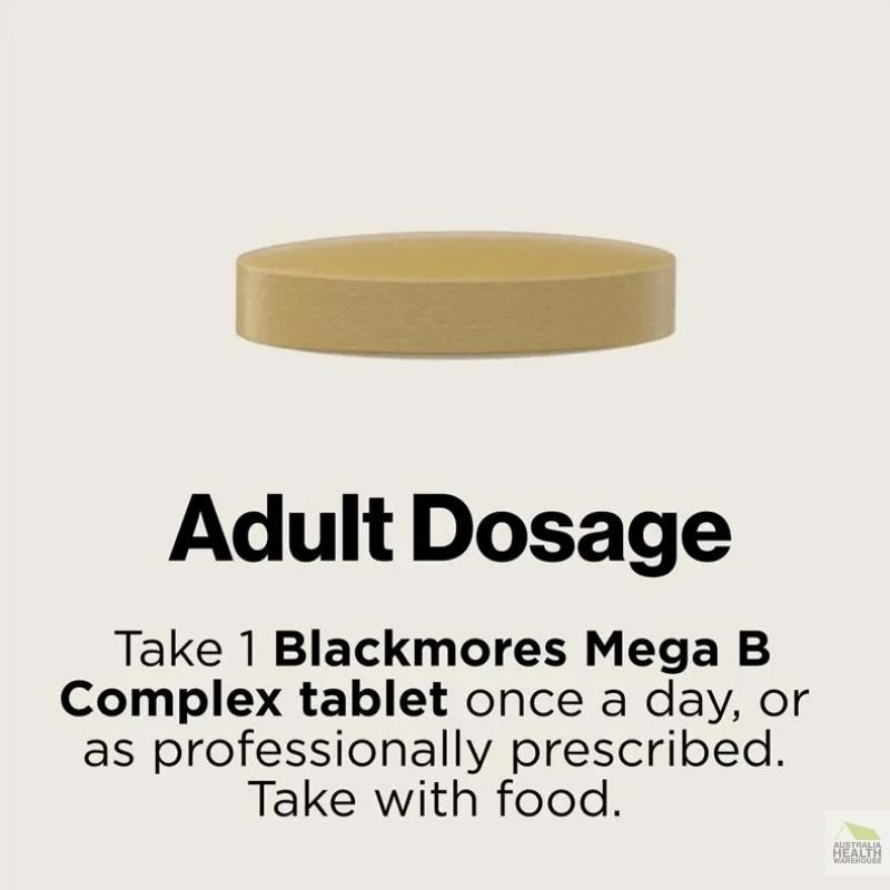 [Expiry: 08/2027] Blackmores Mega B Complex 31 Tablets
