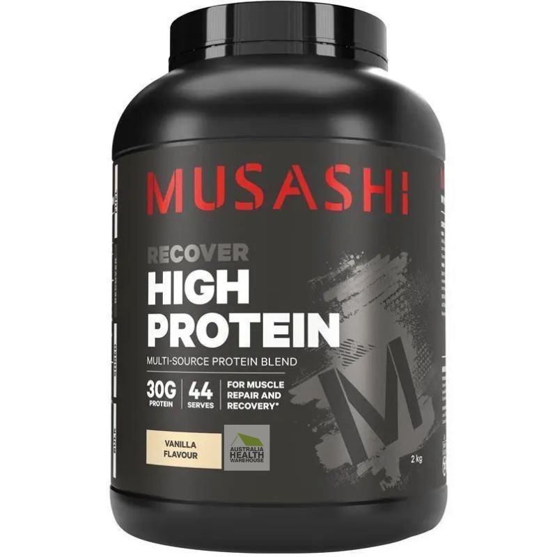 [Expiry: 04/2027] Musashi High Protein Vanilla 2kg