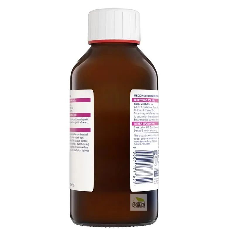 [Expiry: 01/2027] Gaviscon Liquid Dual Action Peppermint 500mL