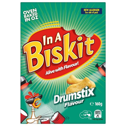 [Expiry Date: 02/03/2027] In A Biskit Drumstix Crackers 160g