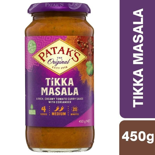 [Expiry: 04/2027] Patak's Tikka Masala Sauce 450g