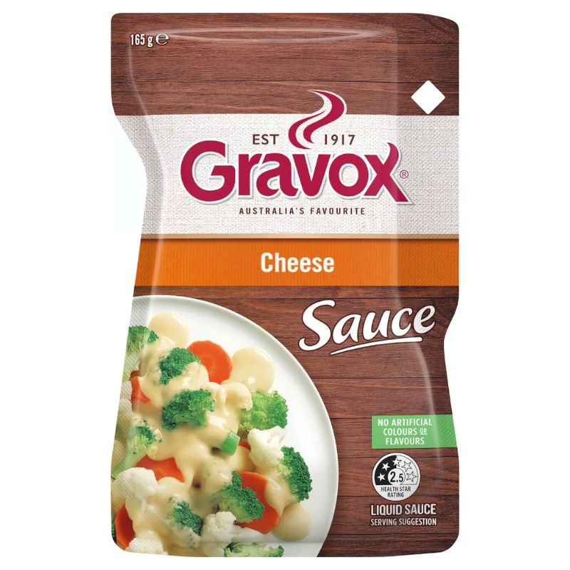 [Expiry Date: 16/03/2027] Gravox Cheese Sauce Liquid Pouch 165g