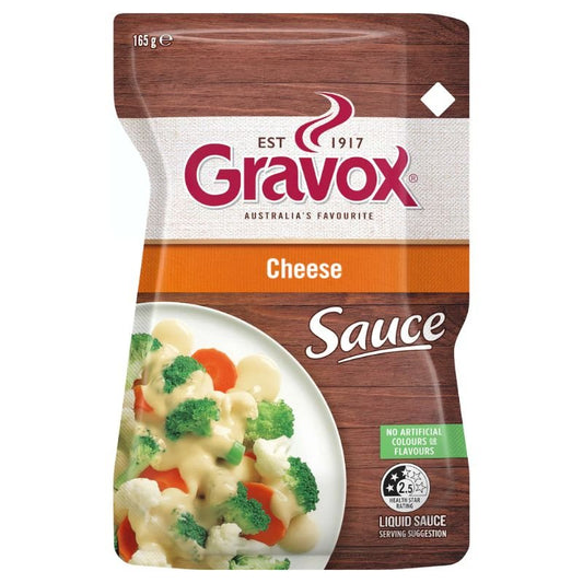 [Expiry Date: 16/03/2027] Gravox Cheese Sauce Liquid Pouch 165g
