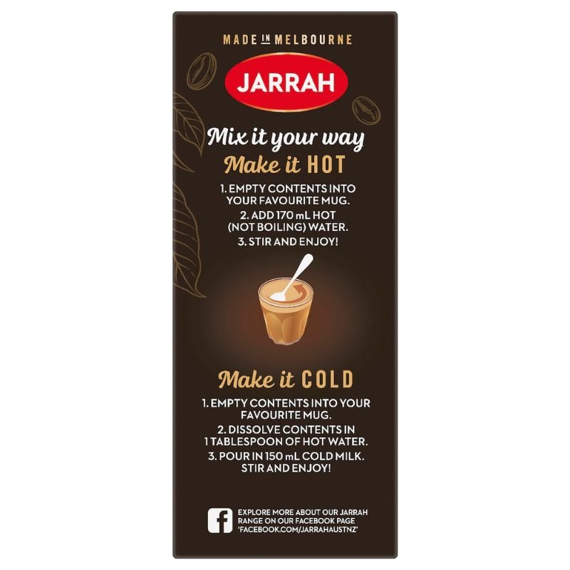 [Expiry: 28/02/2027] Jarrah French Vanilla Latte Satchets 10 Pack 125g
