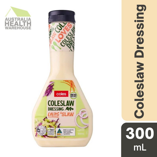 [Expiry: 31/10/2026] Coles Coleslaw Dressing 300mL