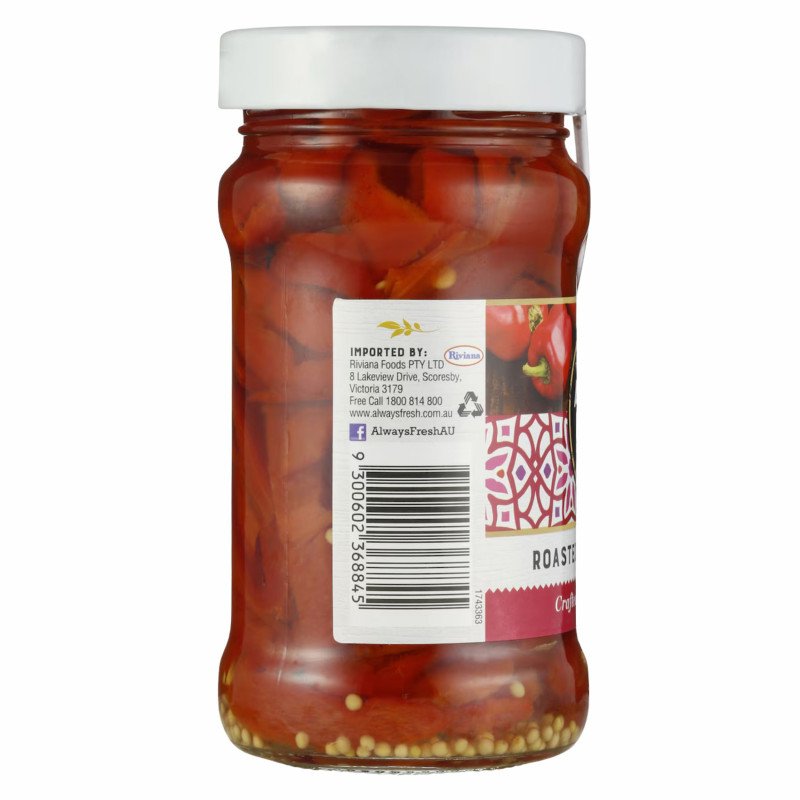 [Expiry Date: 28/02/2028] Always Fresh Roasted Peppers Strips 310g