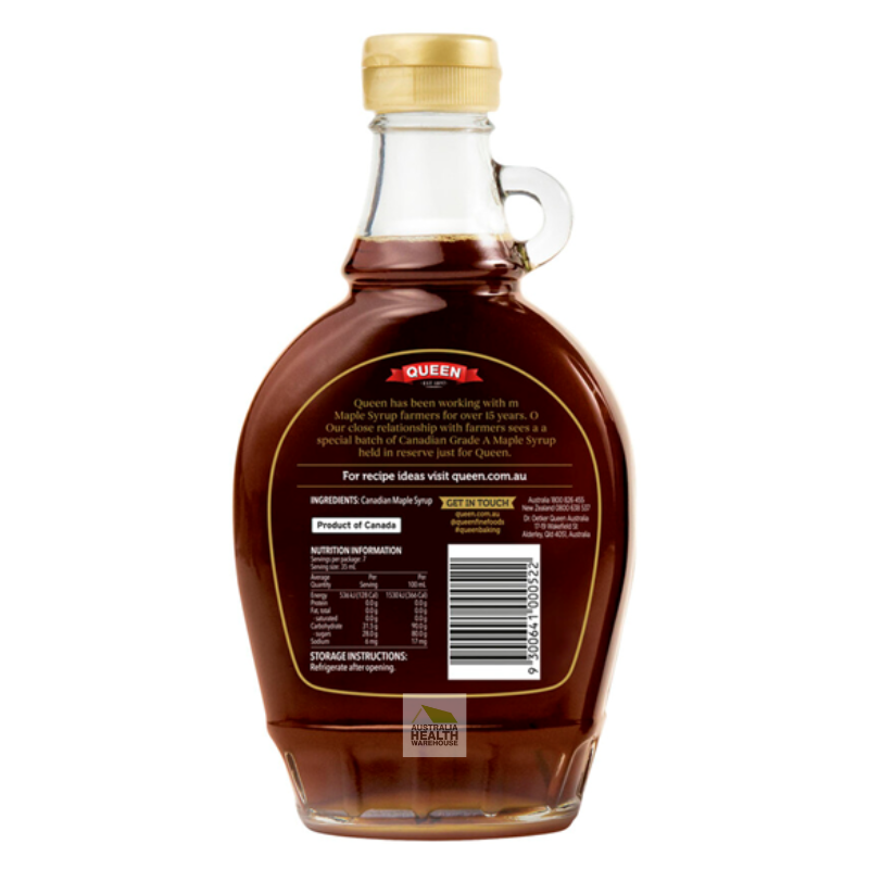 Queen Pure Canadian Maple Syrup 250mL