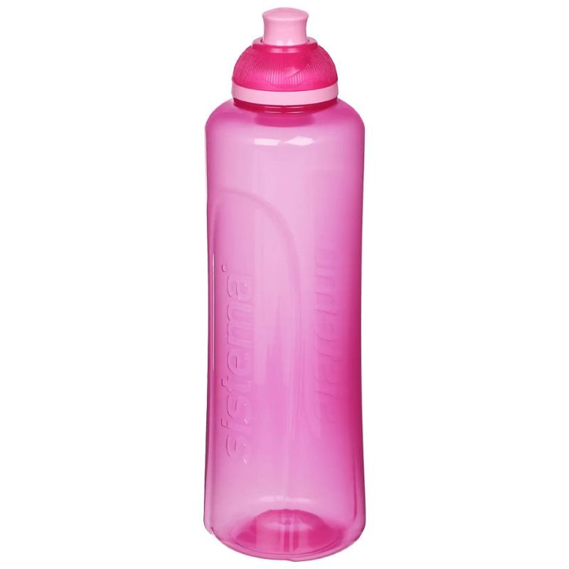 Sistema Hydrate Twist & Sip Bottle Assorted 480mL (PINK)
