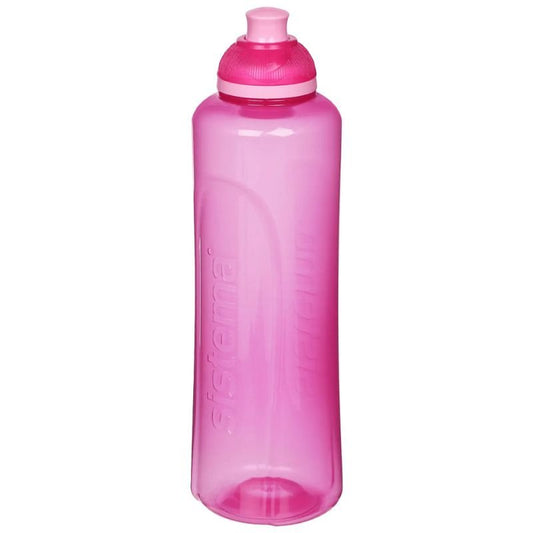 Sistema Hydrate Twist & Sip Bottle Assorted 480mL (PINK)
