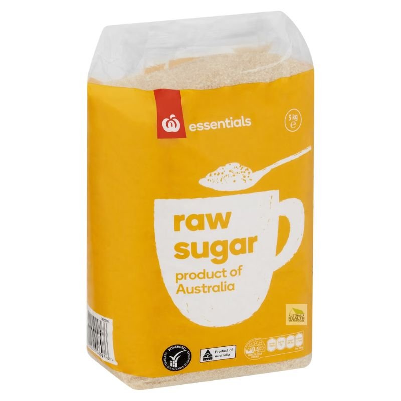 Woolworths Essentials Raw Sugar 3kg